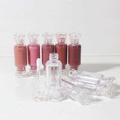 diy empty gloss tubes with brush 8ml plastic cute candy shape lip gloss tubes cosmetic sample container